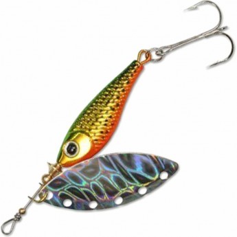 Блесна DAIWA Silver creek spinner R 1180 holo green/gold