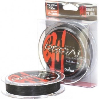 Плетеная леска DAIWA Regal Sensor - 40kg - 0.420мм - 150м (чёрная) Плетеная леска DAIWA Regal Sensor - 40kg - 0.420мм - 150м (чёрная)